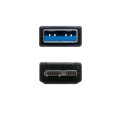 Cable USB 3.0 a Micro USB 3.0 Tipo B  M/M / 2m / Nanocable 10.01.1102-bk