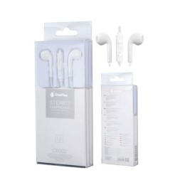 Auriculares con Microfono Intrauricular C6202 Air Blanco / Sin silicona / Jack 3.5mm / One+