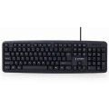 Teclado USb Gembird / 104 Teclas / Negro / KB-U-103-ES
