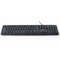 Teclado USb Gembird / 104 Teclas / Negro / KB-U-103-ES
