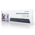 Teclado USb Gembird / 104 Teclas / Negro / KB-U-103-ES