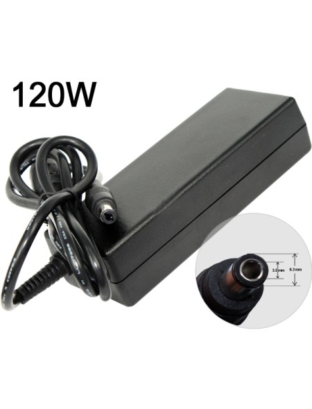 Cargador para portátil Toshiba 120W 15V 8A 6.3 mm x 3.0 mm / 8063