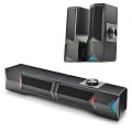 Altavoces 2.0 - Barra de Sonido Bluetooth 5.0 NGS GSX-B1200 / 12w / Rgb Led  / Jack 3.5mm / Negro
