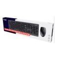 Combo Teclado + Raton Inalambrico Trust Primo / Resistente a salpicaduras / Negro / 25433