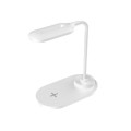 Lampara de mesa flexible Led NA0471 + Cargador rapido inalámbrico Qi 15w / Blanca / One+ / 2004711