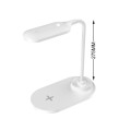 Lampara de mesa flexible Led NA0471 + Cargador rapido inalámbrico Qi 15w / Blanca / One+ / 2004711