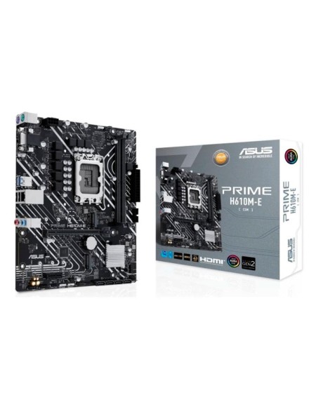 Placa base Asus Prime H610M-E-CSM / Socket 1700 / 2xDDR5 / MATX / 12-13th Gen. / 90MB1G10-M0EAYC