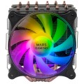 ÷ Ventilador con disipador para cpu mars gaming mcpu-xt black dual argb 6 heatpipes tdp 300w doble dis