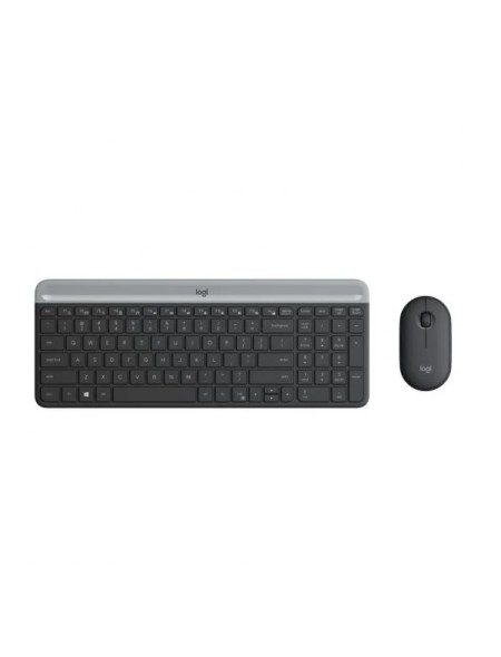 ÷ Teclado y mouse logitech wireless mk470 slim negro p/n: 920-009198
