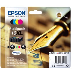 ÷ Tinta original epson t1636 xl multipack 4 colores c13t16364012