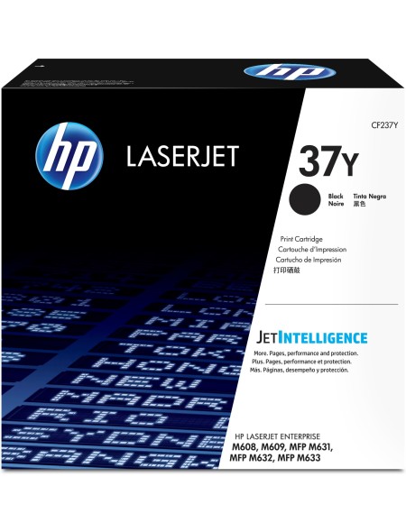 ÷ Tóner original hp cf237y negro 37y 41.000 páginas