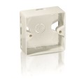 ÷ Caja de superficie equip para montaje de rosetas 125725 / 125762 / 125761 / 125772 color blanco 1255