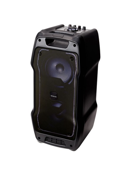 ÷ Altavoz bluetooth trolley aiwa kbtus-400 bluetooth 5.0 salida 50w rms bateria radio fm microfonos in