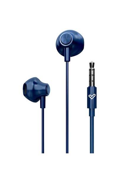 ÷ Auriculares intrauditivo energy sistem easypods jack 3.5 microfono integrado color azul
