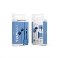 ÷ Auriculares intrauditivo energy sistem easypods jack 3.5 microfono integrado color azul