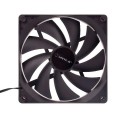 ÷ Ventilador interno unyka 140mm color negro 9 aspas