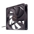 ÷ Ventilador interno unyka 140mm color negro 9 aspas