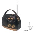 Radio portatil Am-Fm Bluetoothh 5.4 con Antena TR9438 / Altavoz externo / 1200Mah / Negro / Mayou / 0954382
