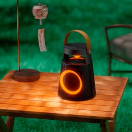 Altavoz Bluetooth 5.3 R3256 / 30w / 3000 mAh / Luces Led / Tws / Fm / Microsd / Negro / WOOX / 2930032