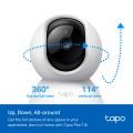 ÷ Camara ip wifi tp-link tapo tc71 pan tilt 2k 3mp 2way audio movimiento 360? h 114? v v.nocturna comp