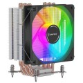 ÷ Ventilador con disipador para cpu unyka unycool h60 argb 9 aspas 120mm compatible todo intel + am4