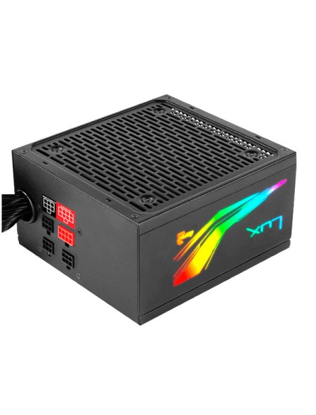 ÷ Fuente de alimentacion modular aerocool lux rgb 550w certificado 80 plus bronze pfc activo ven. 1