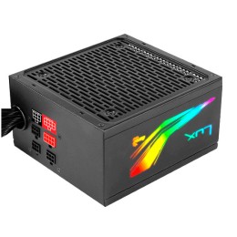 ÷ Fuente de alimentacion modular aerocool lux rgb 550w certificado 80 plus bronze pfc activo ven. 1